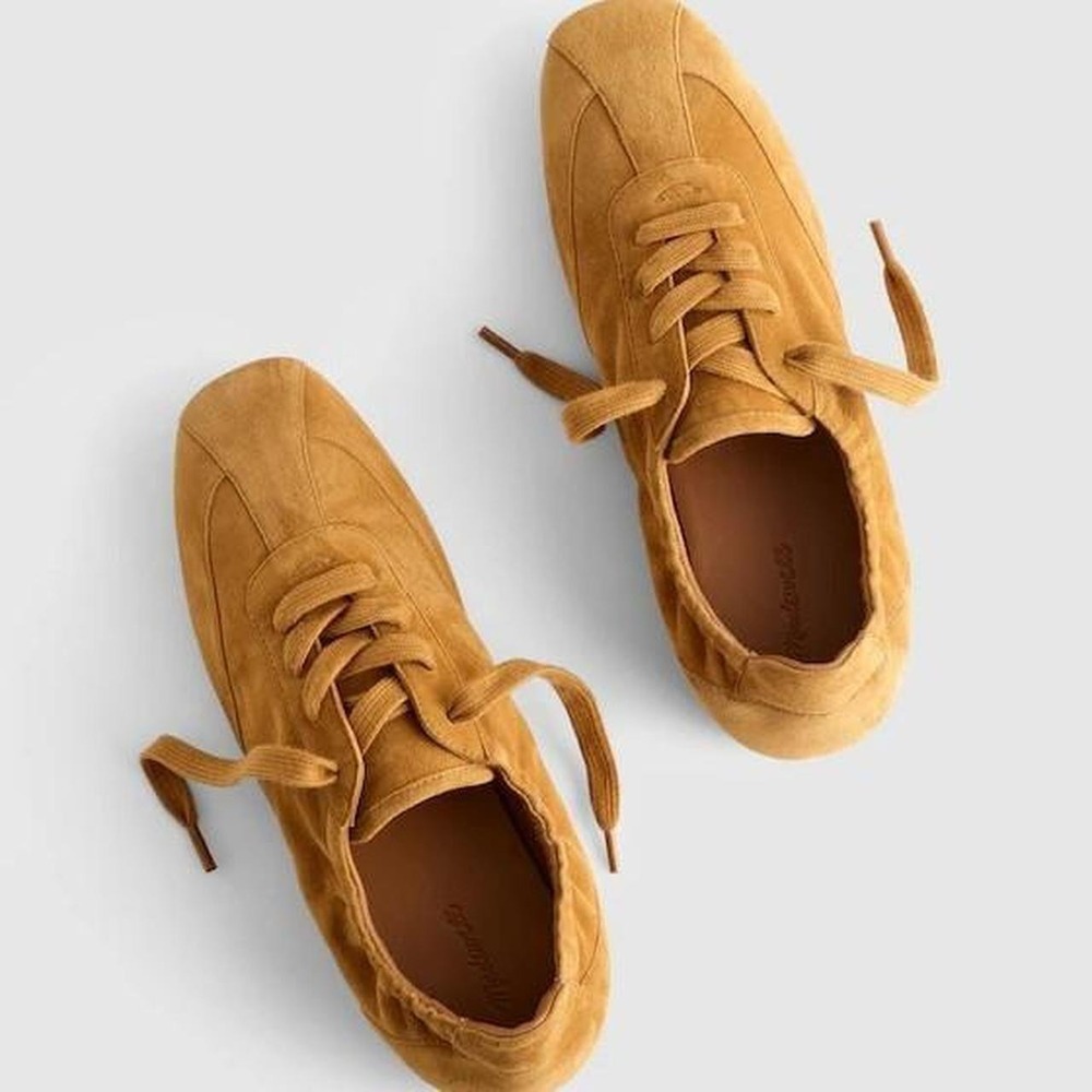 Madewell The Greta Ballet Sneaker - Sand Dune/ Size 8